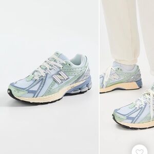 New Balance 1906 Blue and Green Sneakers